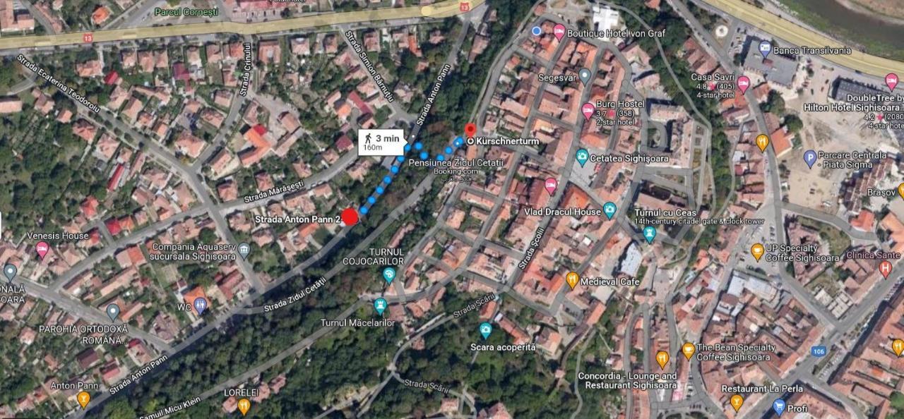 Anton Pann House - Entire House Below The Citadel Sighisoara Bagian luar foto